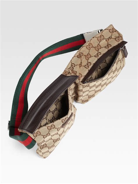 Gucci GG Canvas Belt Bag on SALE 